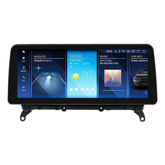 Autoradio BMW X3 F25/X4 F26 2013-2017 NBT : 12,3" Android 12, 8+256 Go, GPS, Car-Play, Android Auto, commande vocale, lecteur radio Bluetooth 5.0.