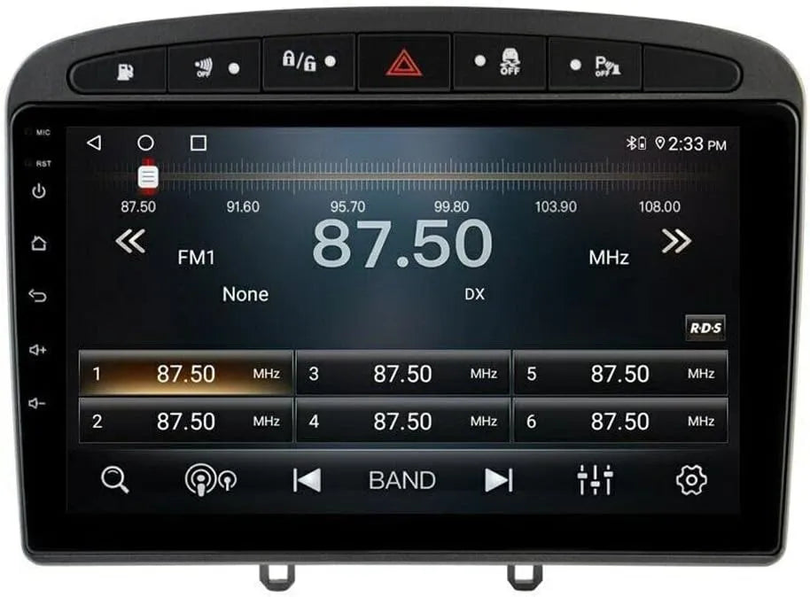 Poste Android 13//4G-64-Peugeot 308 2007-2015/Carplay-Android Auto | Autoradio | Android 14 | Écran Tactile | Bluetooth | GPS