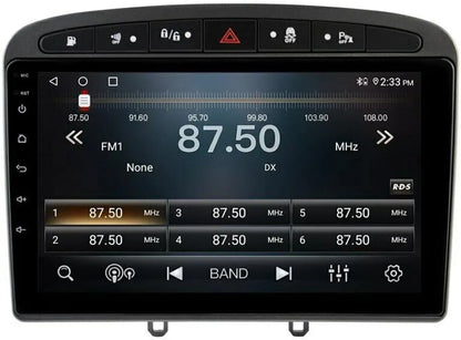 Poste Android 13//4G-64-Peugeot 308 2007-2015/Carplay-Android Auto | Autoradio | Android 14 | Écran Tactile | Bluetooth | GPS