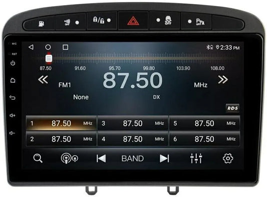 Poste Android 13//4G-64-Peugeot 308 2007-2015/Carplay-Android Auto | Autoradio | Android 14 | Écran Tactile | Bluetooth | GPS