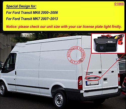Caméra de Recul – Vision Nocturne Large pour Ford Transit MK6/MK7 et Transporter