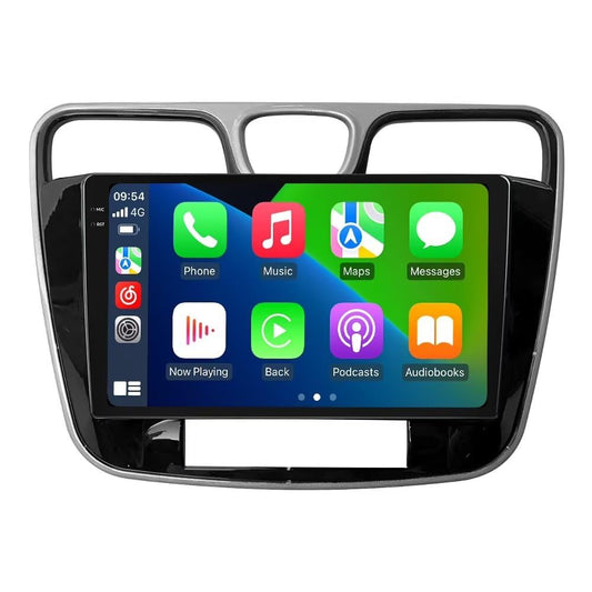 Chrysler 200 2011-2014 : écran tactile IPS 9", GPS, 2+32 Go, CarPlay, Android Auto, SWC, vue arrière, kit de tableau de bord