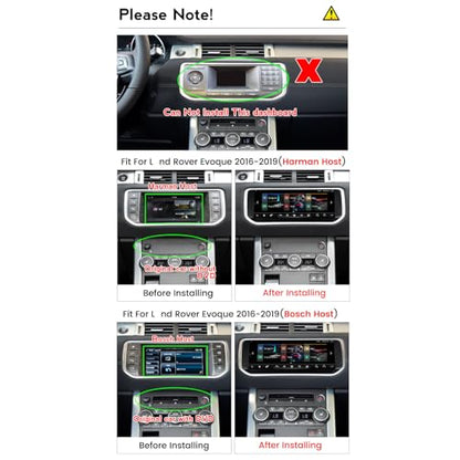 Land Rover Evoque 2012-2019 (2012-2019) 10.25" Android 14  Carplay GPS Navigation ,8g+256g,10.25"