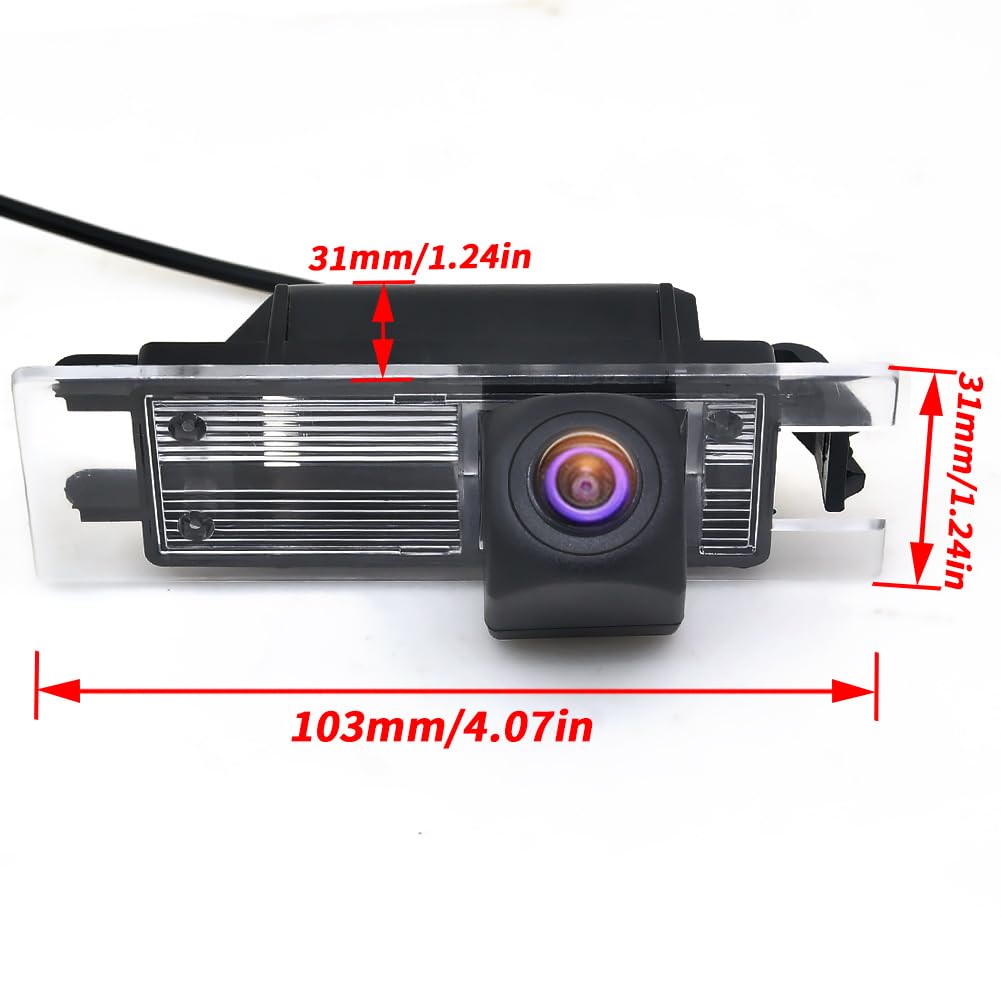 Caméra de Recul 1080P AHD – Opel Astra H/Corsa D/Meriva A/Vectra C/Zafira B, Fiat Grande