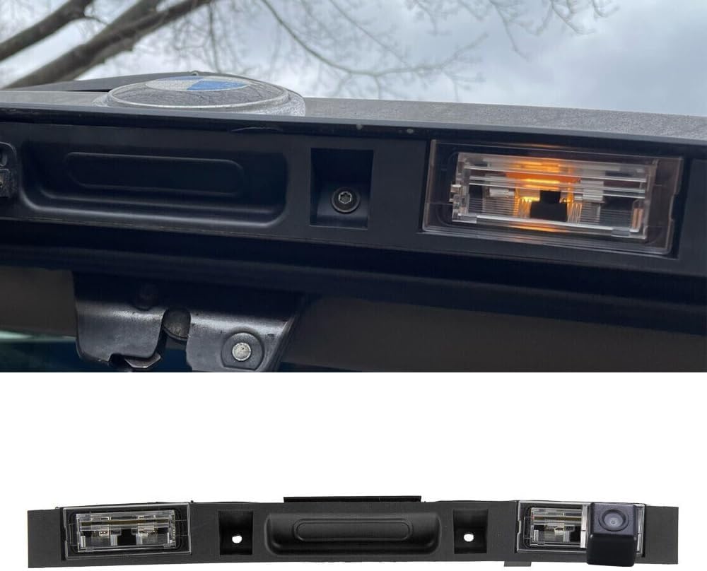 Caméra de Recul pour BMW X3 E83/E83N (2003-2010) – Vision Nocturne, Intégrée à la Poignée de Coffre