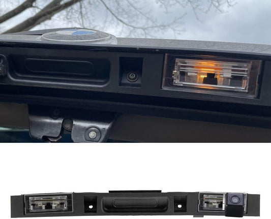Caméra de Recul pour BMW X3 E83/E83N (2003-2010) – Vision Nocturne, Intégrée à la Poignée de Coffre