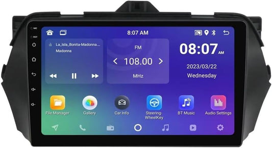 Android 13  Écran tactile Suzuki Ciaz 2014-2018 IPS , CarPlay, Android Auto, GPS, WiFi 5G, FM, SWC, caméra AHD