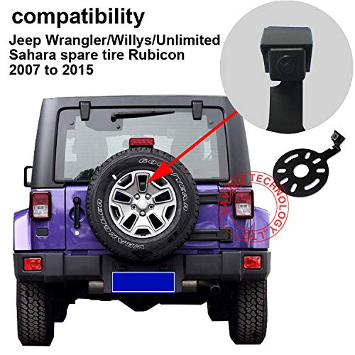 Caméra Étanche pour Jeep Wrangler Willys