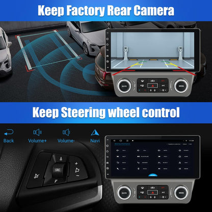 Autoradio Android 13 pour Chevrolet Camaro 2010-2015 : 4 Go + 64 Go, WiFi, Bluetooth, GPS 4G, CarPlay sans fil, Android Auto, caméra arrière gratuite