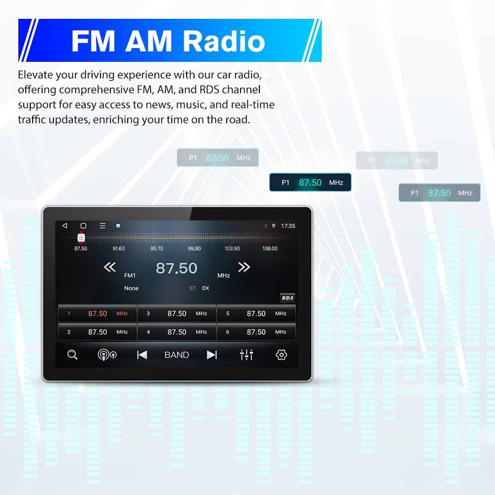 Autoradio stéréo 13,1" [6G + 128G] pour Chevrolet Silverado/GMC Sierra 2014-2018, GPS, WiFi, SWC, CarPlay sans fil, Android Auto