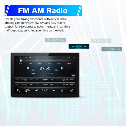 Autoradio stéréo 13,1" [6G + 128G] pour Chevrolet Silverado/GMC Sierra 2014-2018, GPS, WiFi, SWC, CarPlay sans fil, Android Auto