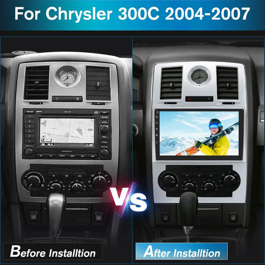 Chrysler 300C 2004-2011 Autoradio Android 12 avec GPS, Apple CarPlay et Android Auto