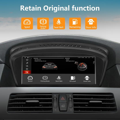 Autoradio Android pour BMW Série 3/5 E60 E90 E93, Écran 8.8", CarPlay/Android Auto, Caméra de Recul, Mise à Niveau 2004-2008 CCC.