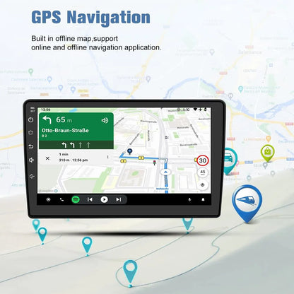 Autoradio Android 13 pour Dodge Ram 1500/2500/3500 (2009-2012) avec CarPlay et Android Auto