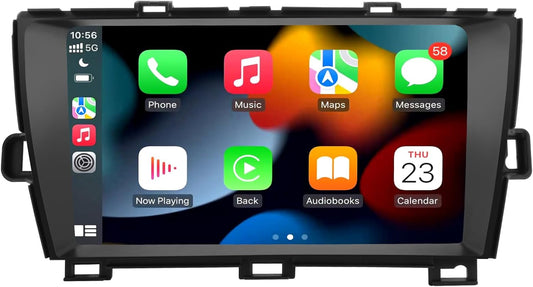 Autoradio 9" Android 13 pour Toyota Prius (2010-2015) - Radio à écran tactile avec CarPlay sans fil, Android Auto, Bluetooth, WiFi, navigation GPS