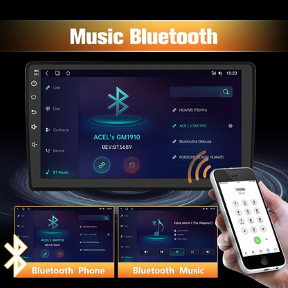 Autoradio stéréo 4 Go de RAM 64 Go de ROM pour Chevrolet Silverado 2007-2013, Tahoe, Equinox, GMC Sierra, Yukon – Compatible CarPlay sans fil et Android Auto