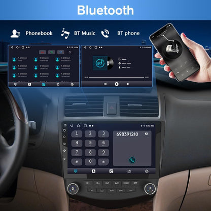 Autoradio stéréo 10" Android 12 avec écran tactile, CarPlay et Android Auto pour Honda Accord 7e génération (2003-2007)
