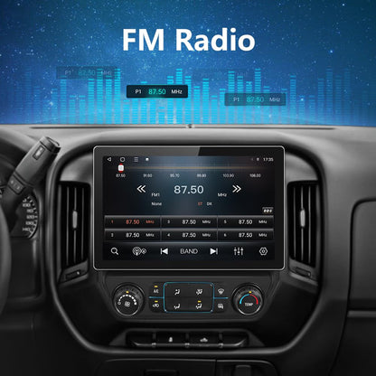 Autoradio stéréo 13,1", 4 Go de RAM, 64 Go de ROM, CarPlay et Android Auto pour Chevrolet Silverado/GMC Sierra 2014-2018