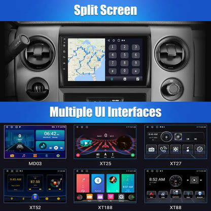Autoradio 9" Android 13 pour Ford F150 2009-2012, 2G+32G, Carplay/Android Auto, GPS, WiFi, Bluetooth, FM RDS, DSP, SWC, Caméra de recul gratuite