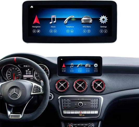 Autoradio Android 13, écran 10.25" pour Mercedes-Benz Classe A W176, GLA X156, CLA C117 (NTG 4.5/4.7) 2013-2015