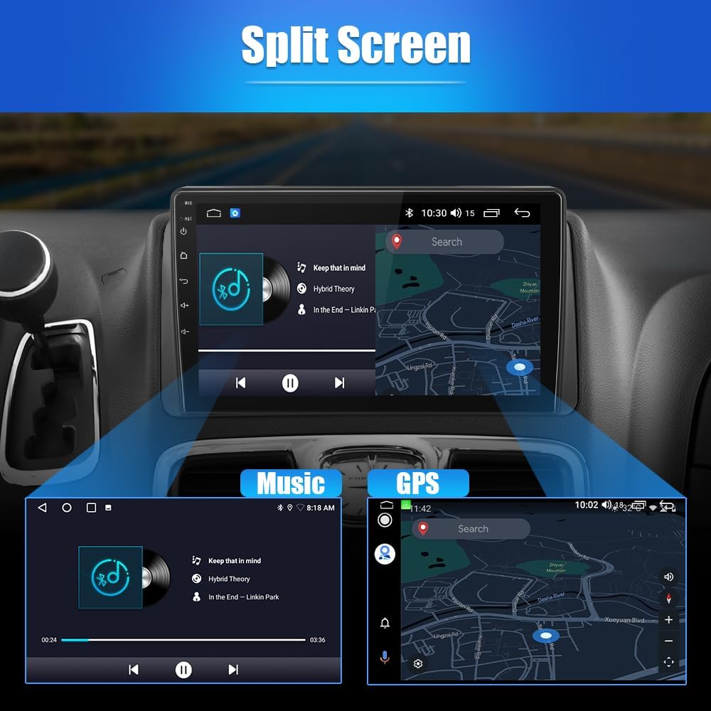 Autoradio stéréo avec CarPlay et Android Auto pour Dodge Grand Caravan (2008-2020) et Chrysler Town & Country (2011-2016)