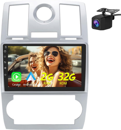 Chrysler 300C 2004-2011 Autoradio Android 12 avec GPS, Apple CarPlay et Android Auto