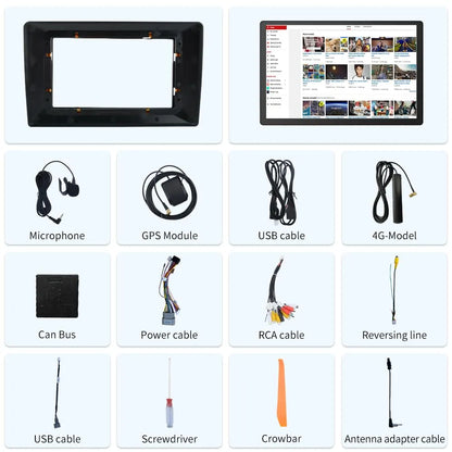 Autoradio Autoradio à écran tactile 11,5" pour Jeep Wrangler JK - GPS, CarPlay, Android Auto