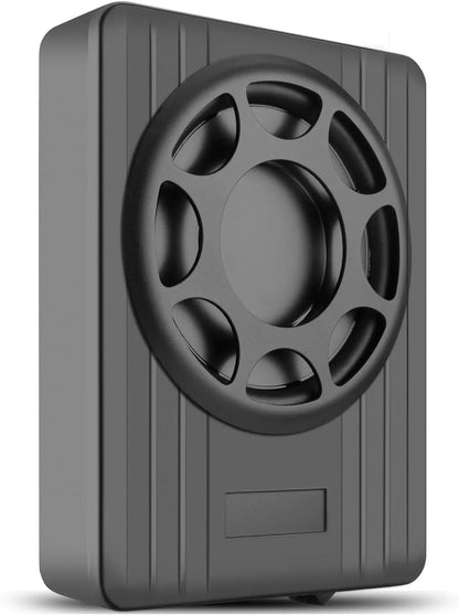 Junsun Caisson de basses de voiture 10" 800 W avec amplificateur intégré, 220 W RMS, 20 Hz-150 Hz, fin sous le siège, entrée haute/basse, parfait pour les voitures/camions, modèle 2025 (kit de fil de montage inclus)