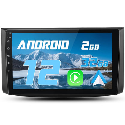 [2+32G] Autoradio Android 12 pour Chrysler Sebring 2006-2010, radio à écran tactile 9" avec CarPlay sans fil, Android Auto, Bluetooth, WiFi, navigation GPS