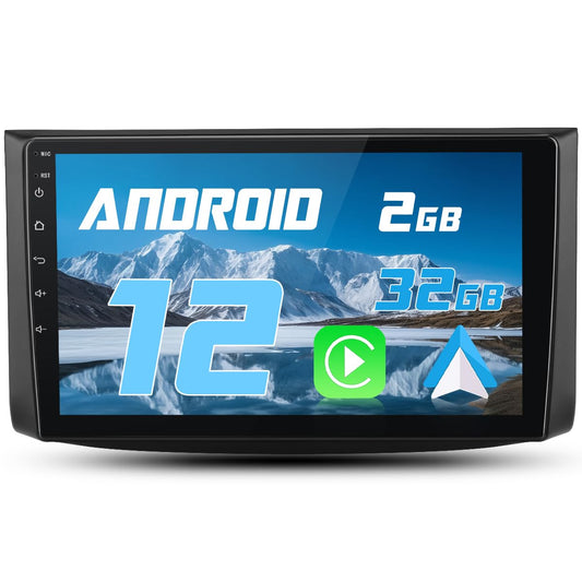 [2+32G] Autoradio Android 12 pour Chrysler Sebring 2006-2010, radio à écran tactile 9" avec CarPlay sans fil, Android Auto, Bluetooth, WiFi, navigation GPS
