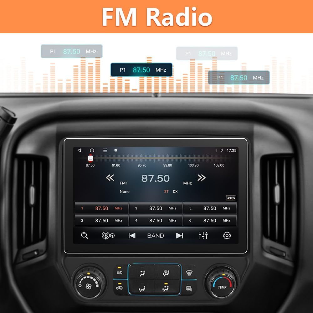 Autoradio à écran tactile 11,5" pour Chevrolet Silverado/GMC Sierra 2014-2018 avec Apple CarPlay et Android Auto