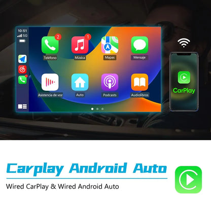 Stéréo de voiture 4 Go + 64 Go 9" pour Dodge Ram 2013-2019 1500/2500/3500, CarPlay/Android Auto intégré, DSP, BT, GPS, FM, WiFi, caméra gratuite, manuel AC
