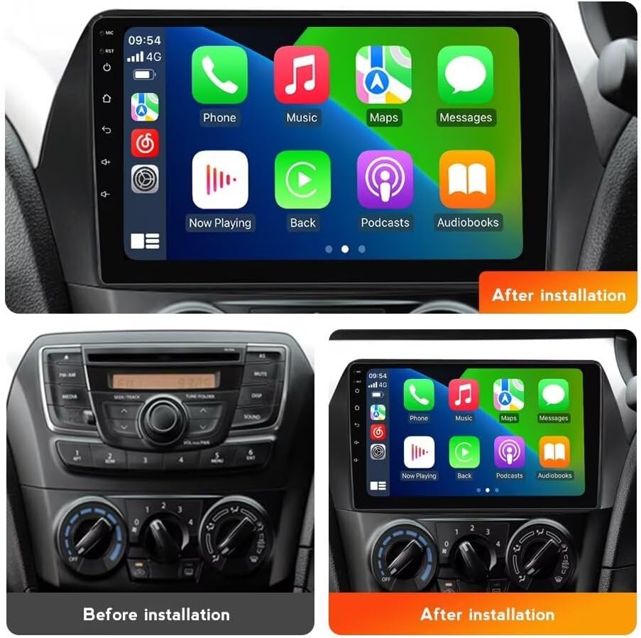 Android 13  Écran tactile Suzuki Ciaz 2014-2018 IPS , CarPlay, Android Auto, GPS, WiFi 5G, FM, SWC, caméra AHD