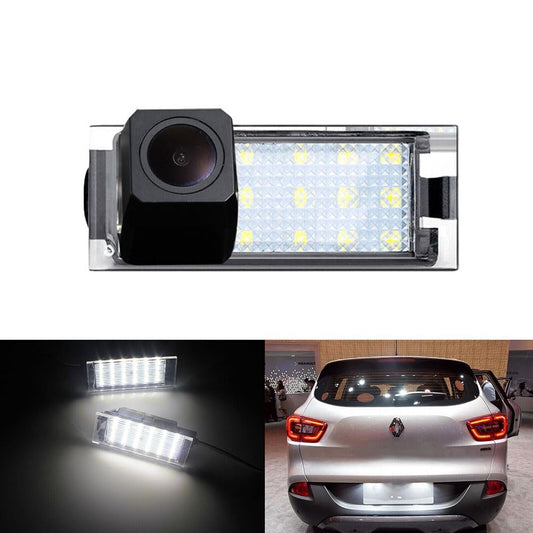 Caméra de Recul – Compatible Renault Kangoo, Clio 4, Kadjar, Sandero, Dacia Mégane, Fiat et MB Smart