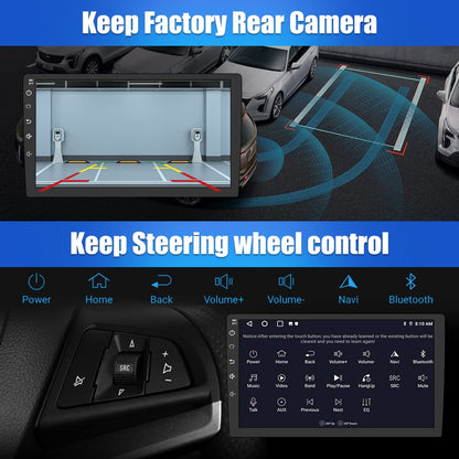 Autoradio Chevrolet Spark 2013-2015 : écran tactile Android 12 de 9", Android Auto/CarPlay sans fil, 2G+32G, SWC, WiFi, GPS, DSP, Bluetooth