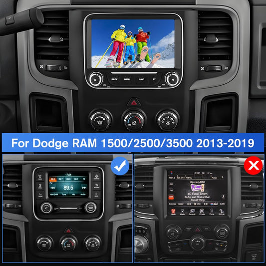 Autoradio Android 13 pour Dodge RAM 2013-2019 : unité principale à écran tactile 7" avec CarPlay/Android Auto, GPS, WiFi, Bluetooth, FM/AM, DSP, SWC