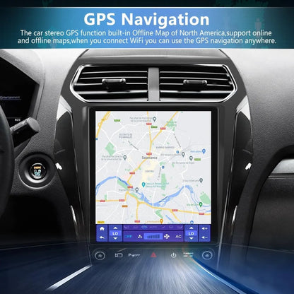 Autoradio Android 13 à 8 cœurs pour Ford Explorer 2011-2019, écran tactile 12,1" avec CarPlay sans fil, Android Auto, DSP, Bluetooth, navigation GPS