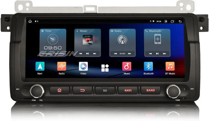 Autoradio Android 12 pour BMW Série 3 E46, M3, Rover 75, MG ZT | Écran 8.8" | CarPlay, Android Auto, GPS, DSP