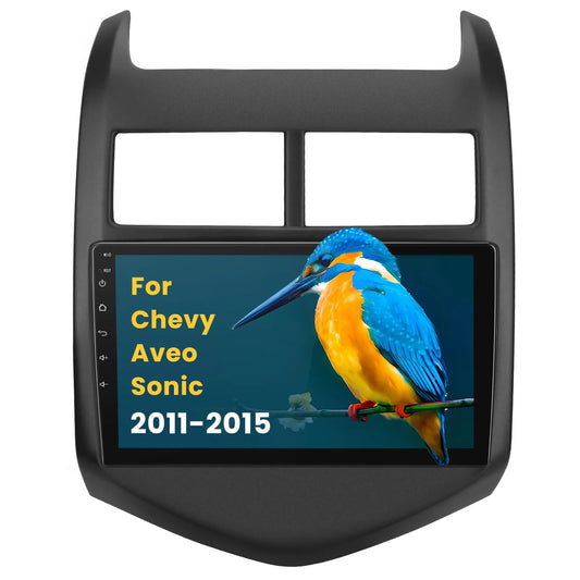 Poste radio Android 13 pour Chevrolet Aveo/Sonic 2011-2015 : Android Auto/CarPlay sans fil, 2G+32G, SWC, WiFi, GPS, DSP, Bluetooth, caméra de recul gratuite