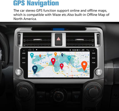 Autoradio Toyota 4 Runner 2010-2019 avec CarPlay sans fil et Android Auto