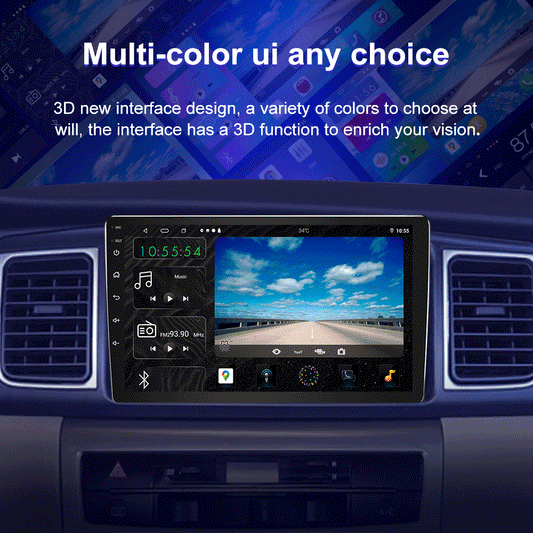 Poste Radio Android Haut De Gamme : Transformez Votre Conduite | Autoradio | Android 14 | Écran Tactile | CarPlay | Bluetooth | GPS