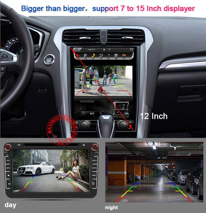 Caméra de Recul – Compatible Renault Kangoo, Clio 4, Kadjar, Sandero, Dacia Mégane, Fiat et MB Smart