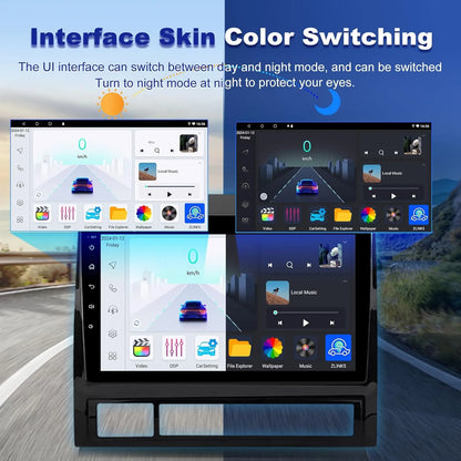Stéréo de voiture Android 9" pour Toyota Tacoma 2005-2013, 4+64 Go, Apple CarPlay, Android Auto, navigation GPS, caméra de recul AHD, radio à écran tactile