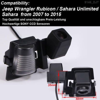 Caméra de Recul Couleur Vision Nocturne – Jeep Wrangler Rubicon, Sahara, Unlimited (2007-2015)