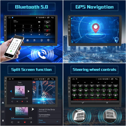 Autoradio 9" Android 12 pour Subaru Outback/Legacy 2009-2014 : écran tactile, CarPlay sans fil/Android Auto, WiFi, Bluetooth, GPS, FM, 2G+32G.