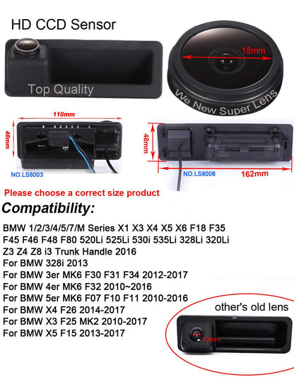 Caméra de Recul – Compatible BMW Séries 1/3/5 et X1/X5/X6