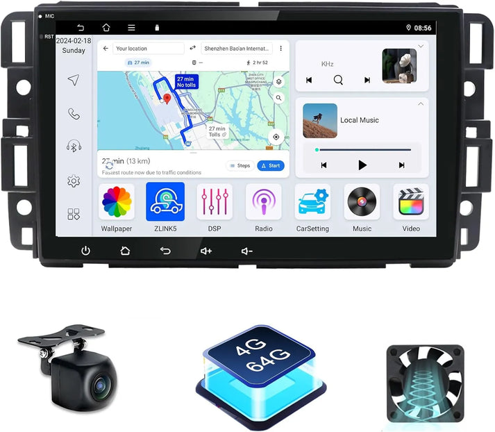 Autoradio Android pour Chevrolet Silverado/GMC Sierra/Yukon/Tahoe/Buick