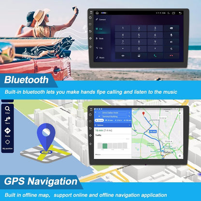 Autoradio Android 13 pour Toyota Highlander 2014-2019 : écran tactile 10", 4G+64G, Apple CarPlay et Android Auto sans fil, GPS, Bluetooth