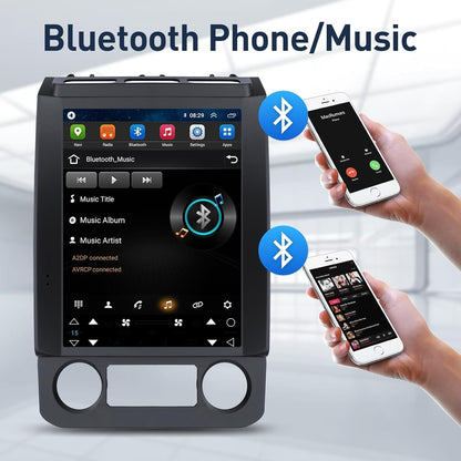 Mise à niveau radio Android 13 pour Ford F150 2015-2020 : GPS à écran tactile IPS 12,1", CarPlay sans fil, Android Auto filaire, commandes de direction, Bluetooth, WiFi