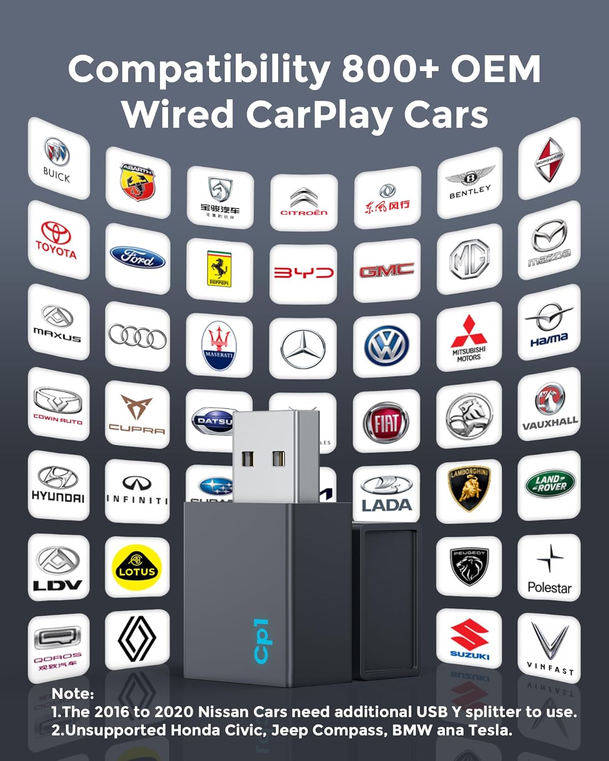 Adaptateur Bluetooth 5.0 aptX-HD pour Audi AMI/MMI, Mercedes et Volkswagen